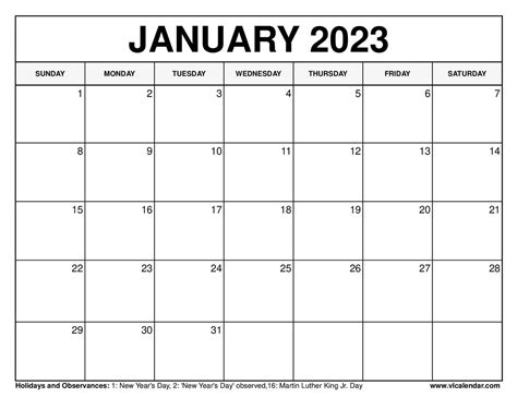 january 2023 calendar free printable calendar - january 2023 calendar ...