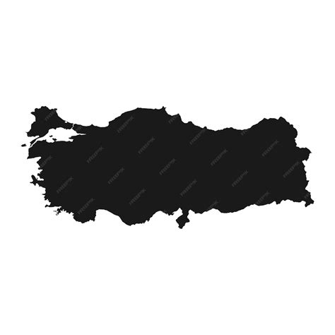 Premium Vector | Highly detailed turkey map with borders isolated on background