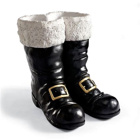 Oversized Santa Boots | Grandin Road | Santa boots, Boots diy, Boots