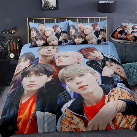 BTS Kpop Boygroup 3D Bedding Set