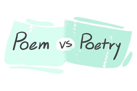 "Poem" vs. "Poetry" in English | LanGeek