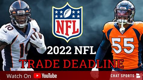 NFL Trade Deadline Live 2022 - Latest Trades, News & Rumors