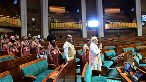 Modi Opens India’s New Parliament Building as Opposition Stays Away ...