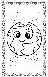 Earth Coloring Pages For Preschoolers sketch template