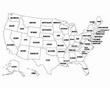 United States Map Coloring Page  Nation sketch template