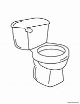 Coloring Toilet Pages Colouring Ladder Paper Printable Color Template  sketch template