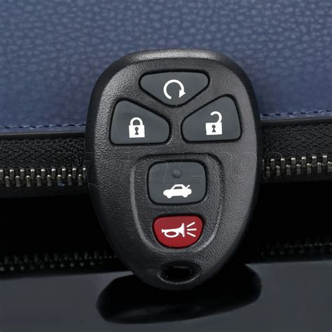 Yetaha 5 Button Replacement Case Keyless Entry Remote Start Control Key Fob Cover for Cadillac ...