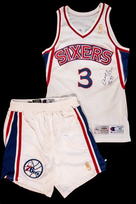 Jersey From Allen Iverson's Crossover Move on MJ Headlines Hunt Sale