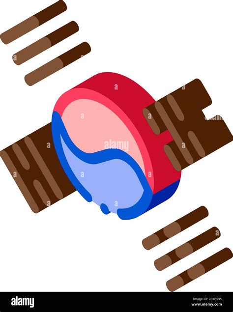 South Korea Flag isometric icon vector illustration Stock Vector Image & Art - Alamy