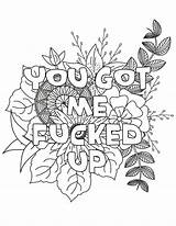 Free Printable Swearing Coloring Pages For Adults  sketch template
