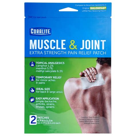 Buy CoralitePain Relieving Patch - Extra Strength Joint & Muscle Pain Patches for Back Pain ...