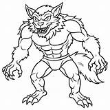 Elixir Werewolf Transformation coloring pages  Coloring Fun Zone sketch template