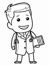 Doctor Coloring Pages Printable sketch template