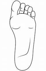 Toes Coloring Page sketch template
