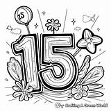 Number 15 Coloring Pages  Free & Printable sketch template