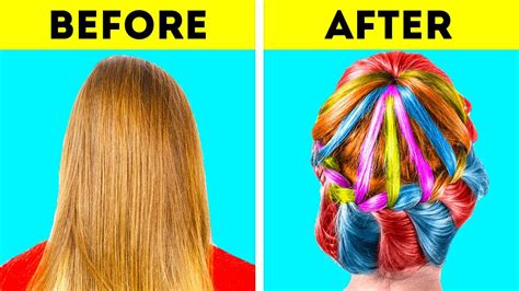 Amazing Hair Transformations by 5-Minute Crafts GIRLY ! - YouTube