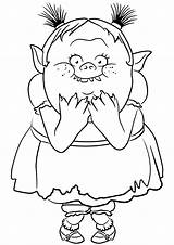 Trolls Dreamworks Coloring Sheet Pages sketch template