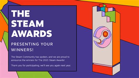 Here Are The Steam Awards 2021 Winners List - MP1st