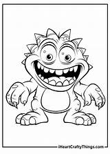 Color Monster Coloring Pages sketch template