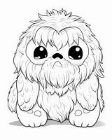 Yeti Coloring Pages Bring The Abominable Snowman To Life With Fun And  sketch template