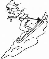Free Skiing Coloring Pages Download Png  sketch template