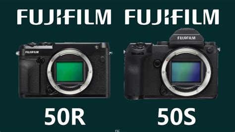 FUJIFILM GFX 50R vs FUJIFILM GFX 50S - YouTube