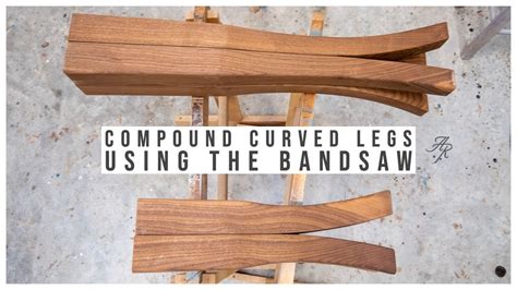 Making Curved Table Legs - YouTube