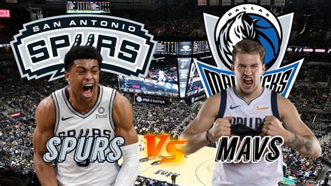 San Antonio Spurs vs Dallas Mavericks Live Play by Play & Scoreboard - YouTube