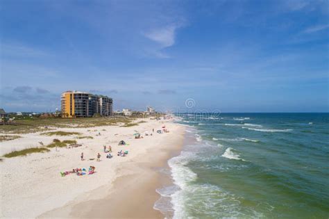 Aerial View of Perdido Key Beach in Pensacola, Florida Editorial Stock Photo - Image of florida ...