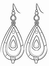 Coloring Earrings Page Images  Free Download On Freepik sketch template