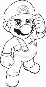 9 Free Mario Bros Coloring Pages For Kids >> Disney sketch template