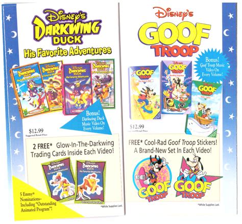 Darkwing Duck and Goof Troop VHS Ad by IanandArt-Back-Up-3 on DeviantArt | Goof troop, Troops, Goof