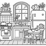 Coloriage Cuisine Gratuite  Télécharger Et Imprimer Gratuit Sur sketch template