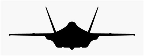 Fighter Aircraft Lockheed Martin F 22 Raptor F 35a - F 22 Raptor Silhouette , Free Transparent ...