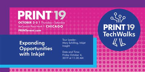 Inkjet TechWalks at Print19 - Inkjet Insight