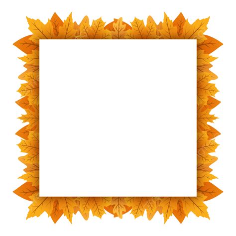 Autumn Leaves Frame With White Board Vector, Frames, Autumn Leaves ...