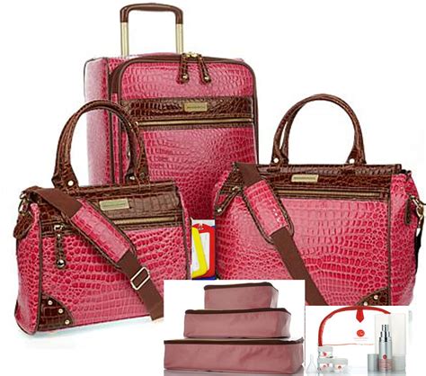 3 Piece Classic Luggage Set 21 Upright, Dowel Bag, Extras~Watermelon - Walmart.com