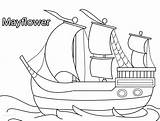Mayflower Coloring Pages  Best For Kids sketch template