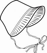 Printable Pilgrim Bonnet Coloring Page For Kids – SupplyMe sketch template