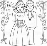 Wedding Coloring Pages Printable  Templates sketch template