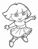 Dora Coloring  Lots Of Pages And Printables sketch template