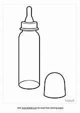 Free Baby Bottle Coloring Page  Printables Kidadl sketch template