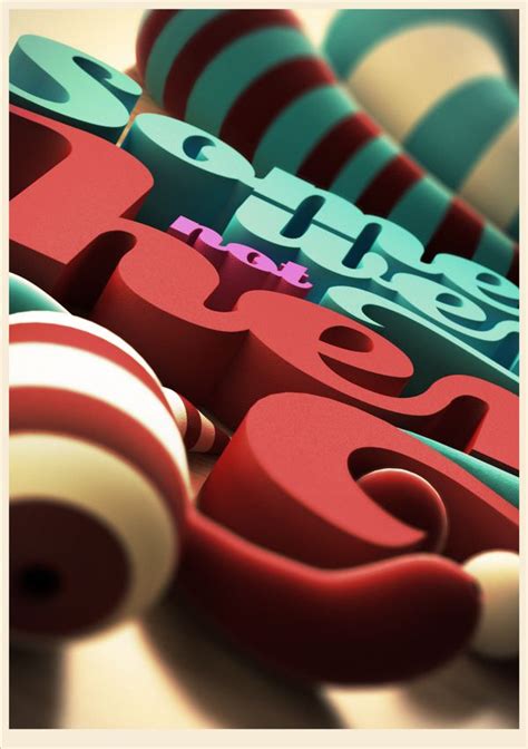 3D Typography on the Behance Network #typography #design #inspiration | 3d typography ...