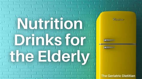 Nutrition Drinks For Elderly With Diabetes - Home Alqu