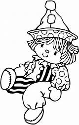 Cute Clown Coloring Pages sketch template