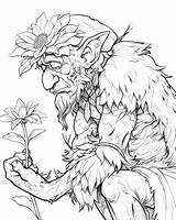 Celtic Creatures Brownie Coloring Pages sketch template