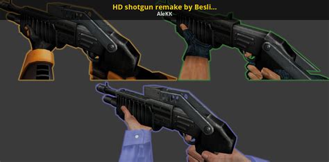 HD shotgun remake by Besli & Wonrz [Half-Life] [Mods]