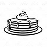 Whipped Topping Coloring Page More Image Piece Cream Pies Sketch  sketch template