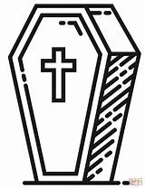 Coffin Casket Coffins Drawing Caskets Outline American Drawings History  sketch template