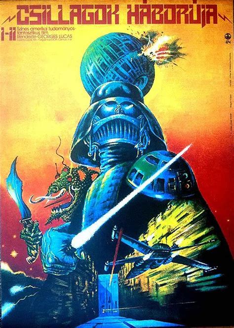 Hungarian Star Wars poster from 1977 Que grandes recuerdos mantengo con ...